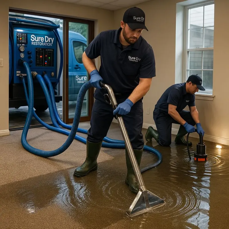 Water Extraction and Removal process in Middletown, NY